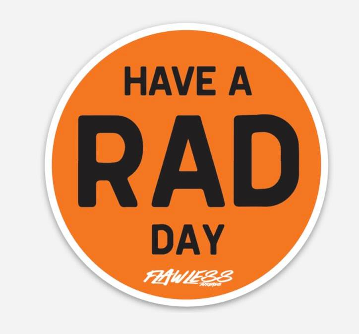 Rad | Stickers | Weather-Proof Peel – Flawless Threads